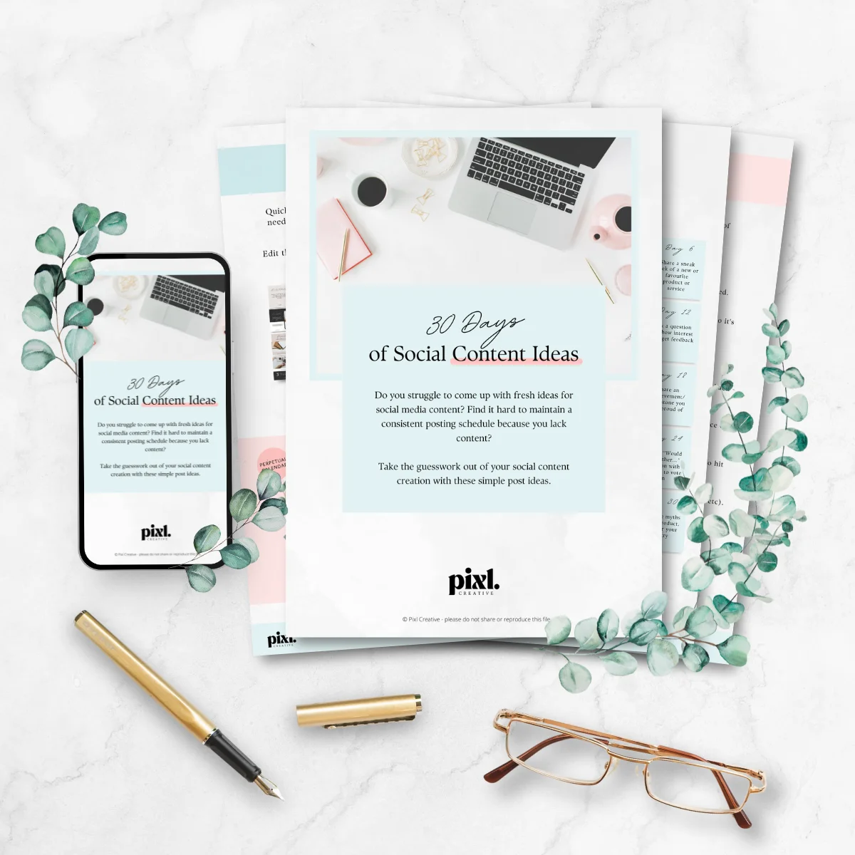 30 Days of Social Content Ideas
